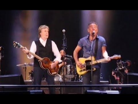 Paul McCartney & Bruce Springsteen - Glory Days, I Wanna Be Your Man, The End - MetLife Stadium (4K)