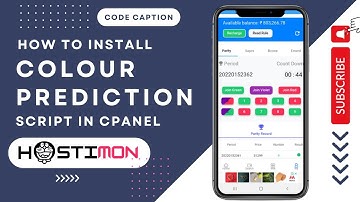 Color Prediction Script  | Color prediction game With source code | Hostimon | Code Caption