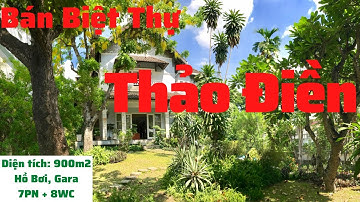 Bán Biệt Thự Thảo Điền Quận 2 | Khu Compound | 900m2 | Hồ Bơi | Sân Vườn | 7PN 8WC | Nhà Đất Sài Gòn