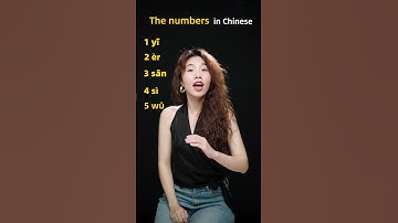 The numbers in Chinese, 1---10