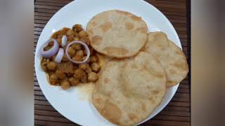 Chole BhaturePunjabi recipe Soft and Fluffy fried leavened BreadFrom Malinis home kitchen