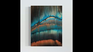 Let's Do Some Swiping and Swiping! Acrylic Swipe, Acrylic Pour Painting, Art Tutorials