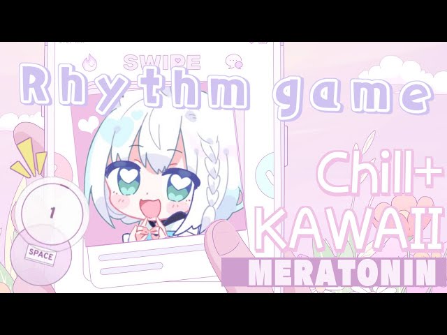 【Melatonin/メラトニン】Chill+KAWAII+難易度高め！？海外の大人気リズムゲーム【ホロライブ/白上フブキ】のサムネイル