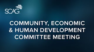 Community, Economic, & Human Development Committee Meeting | November 2025