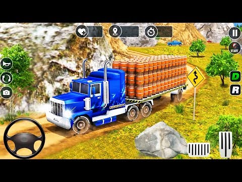 Real Truck Driver Cargo Offroad - Legends Wood Transporter - Android GamePlay #2