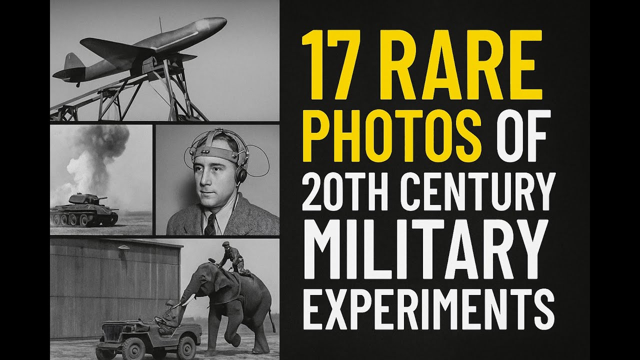 17 Rare Photos of 20th Century Military Experiments | WW2 Footage you ...