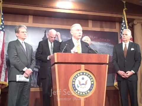 Republican Senators press conference on economic s...