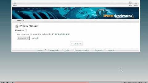 How to use the IP Deny Manager in cPanel - 4GoodHosting Support