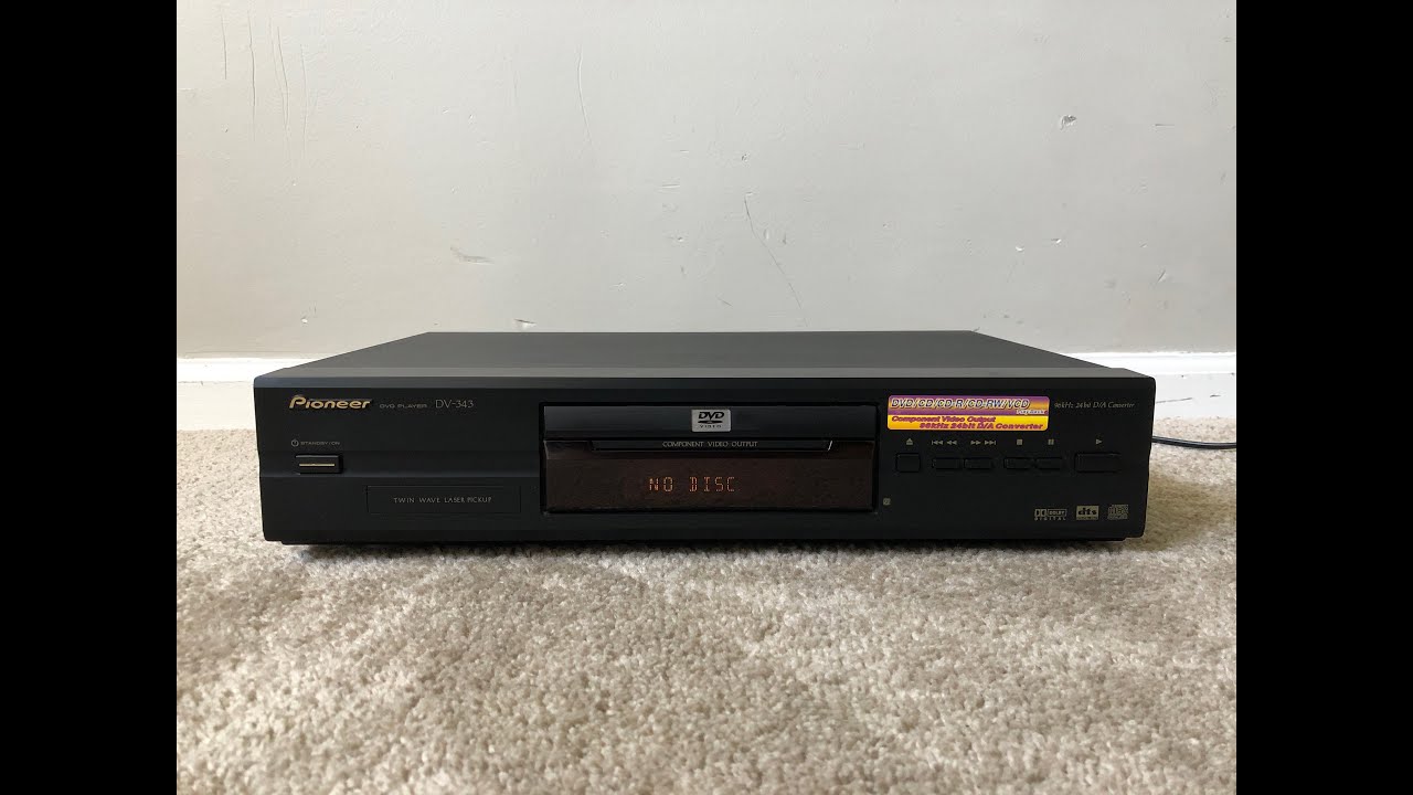 Pioneer Dv 343 Single Dvd Compact Disc Cd Player Youtube Pioneer Dv 343 Single Dvd Compact Disc Cd Player Youtube