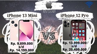 APPLE iPHONE 13 MINI vs iPHONE 12 PRO | SPEK DATA