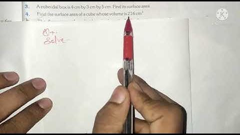 find the surface area of cube whose volume is 216cm³