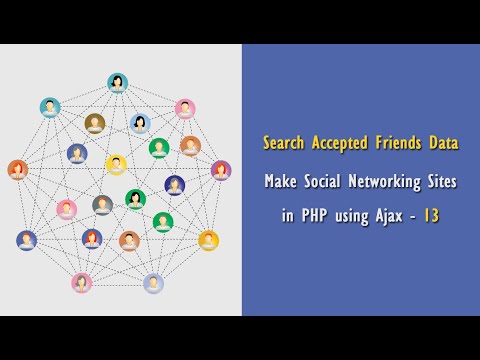 Live Filter Friends List | Make Social Networking Sites in PHP using Ajax - 13