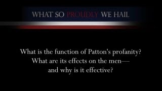 Patton: What is the function of Patton's profanity?