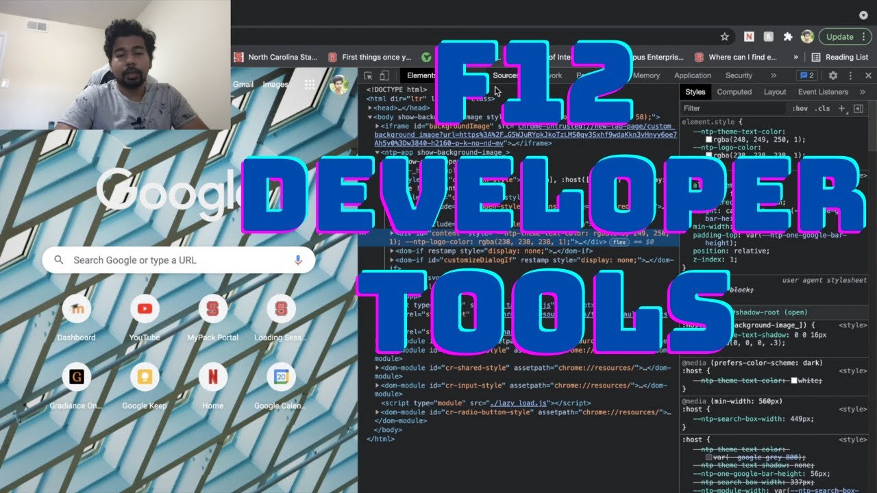 safari developer tools f12