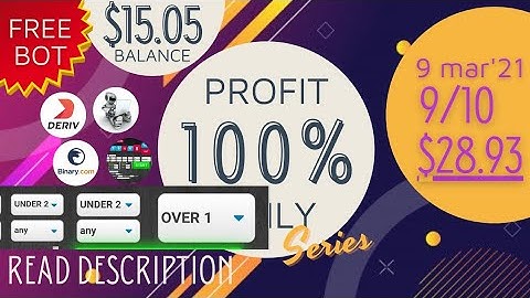 PROFIT 100% DAILY | 9 mar