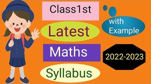Class1st Math Complete Syllabus//Maths Syllabus Class1 2022-2023/1st class math/@Ruhi Kids Learning
