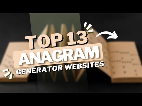 13 Best Anagram Generator Websites That You Must Know (2023)