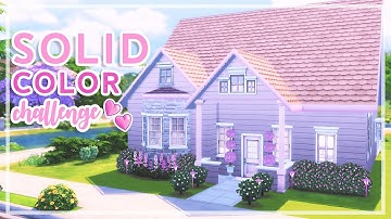 The Sims 4 - Solid Color Build Challenge | Pink