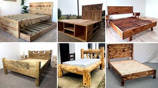 Top 120+ Wooden Bed Frame Design -- Modern And Rustic Bed Design -- Bed Design In Wood -- Bed Design