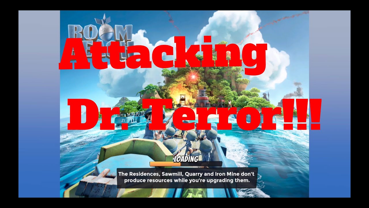 Boom Beach - Attacking Dr. Terror!