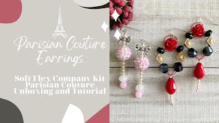 Soft Flex Company Unboxing Parisian Couture Tutorial and How To Make Earrings with Beading Wire screenshot 2