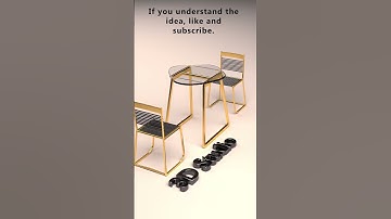 Glass Table Transforms from Round to Square | Sleek Convertible Furniture Design