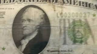 Older $10 Bill Star Note 1928 B