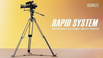 Introducing the SIRUI SQ75+VHS10 Video Tripod – Elevate Your Filmmaking!