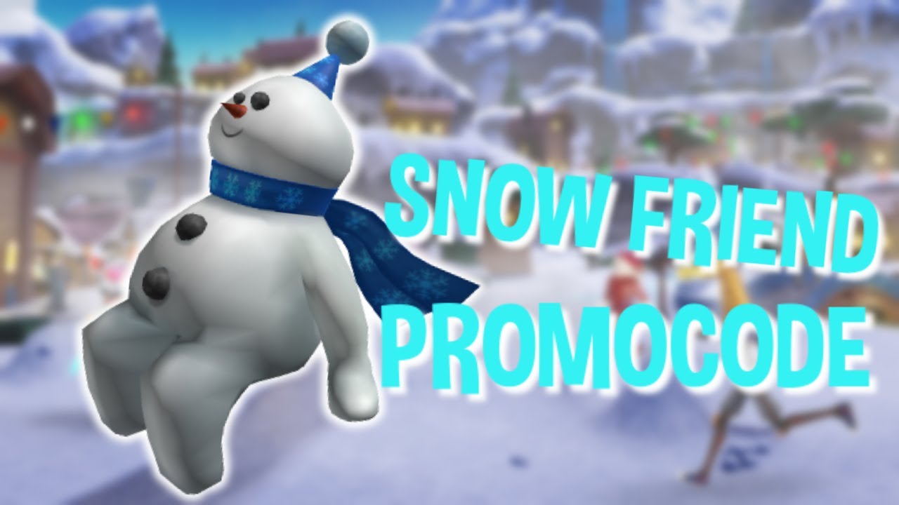 How to get the SNOW FRIEND PROMOCODE in ROBLOX - YouTube