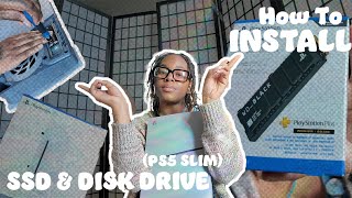 How To Install Disk Drive and Internal SSD (PS5 Slim)