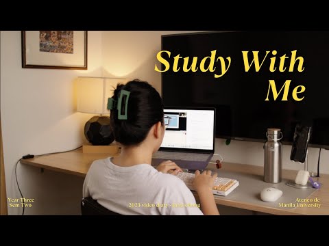 Study With Me📚 | study jazz & typing sounds