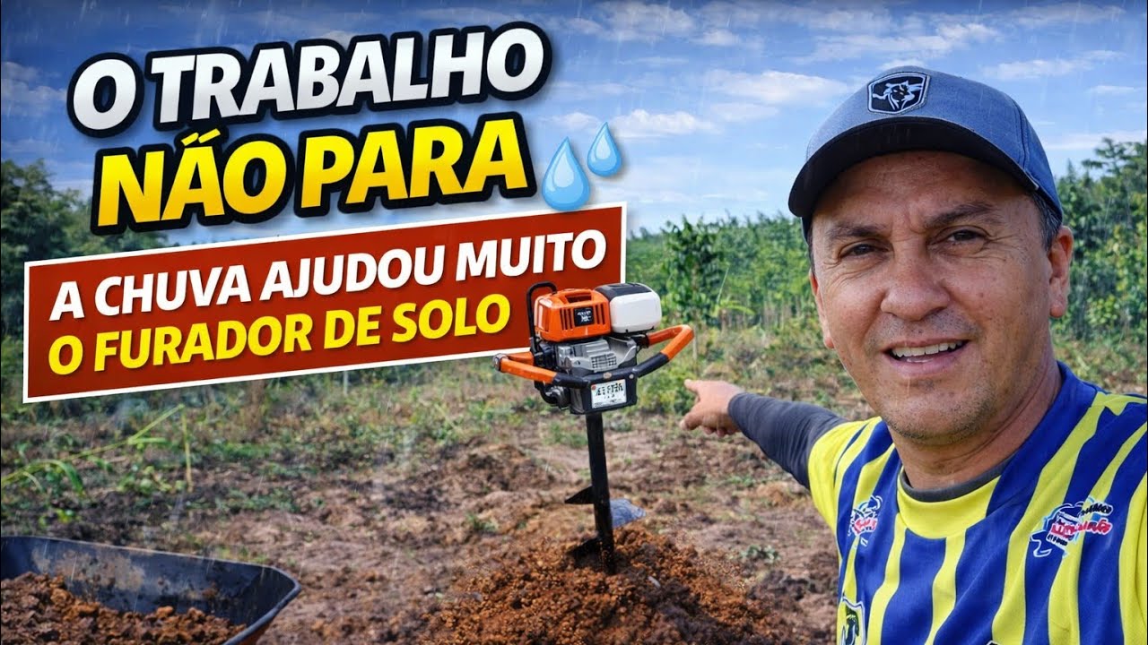 O TRABALHO NÃO PARA! 🌧️ A CHUVA AJUDOU MUITO NO PLANTIO DO PIMENTAL