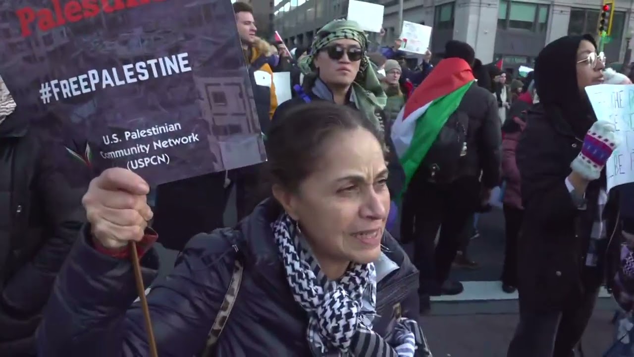 Massive Protests in Washington DC for Gaza Ceasefire
