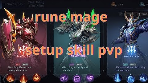 Mu Origin 3 - Rune Mage - Setup Skill
