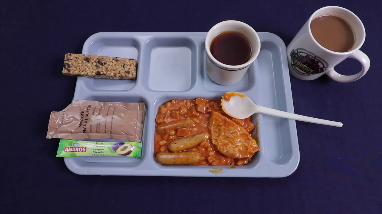 British 24 hour combat ration review menu 6 spicy rice with pork - YouTube