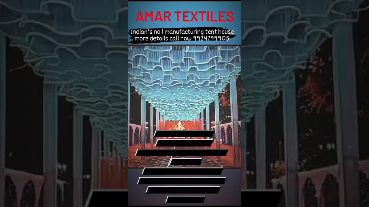 LED Ceiling Tent 2025 for Event Setup Wholesale | Amar Textile Surat 