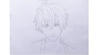 How To Draw Anime Boy Face Easy - Easy Anime Drawing Tutorial And How