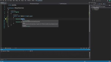 C# Tutorials | Chapter 1: Templates | Console Application