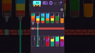 Cups - water sort puzzle | level 80 | ⭐️⭐️⭐️ screenshot 1