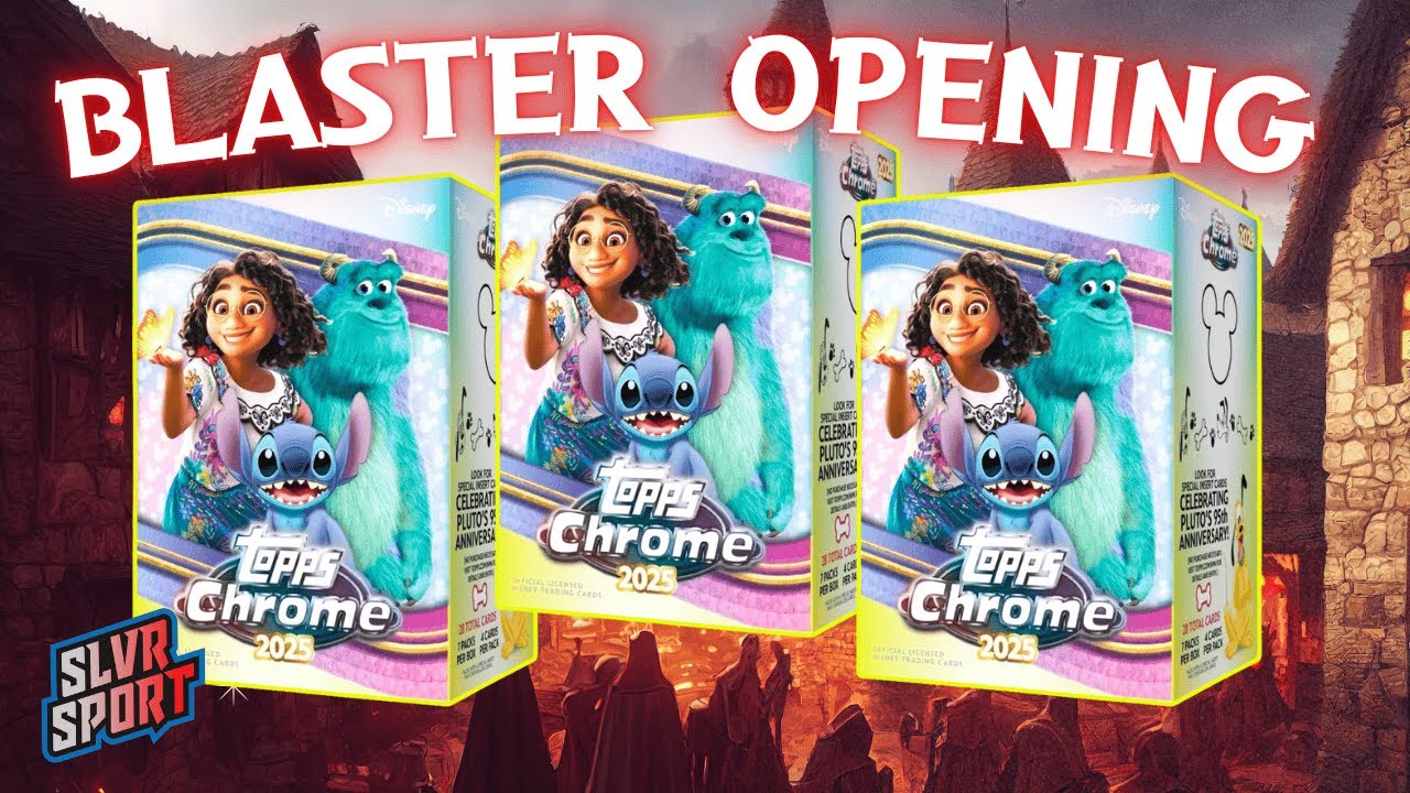 🚨 НОВЫЙ РЕЛИЗ🚨 Они хороши? Открытие коробки с бластерами Topps Chrome Disney 2025 (X3)
