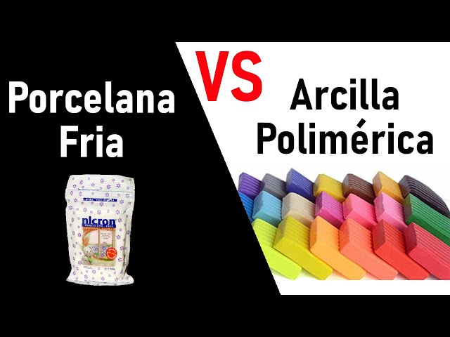 💖👍 Diferencia entre PORCELANA FRIA y ARCILLA POLIMÉRICA, mejor material  para modelar figuras 