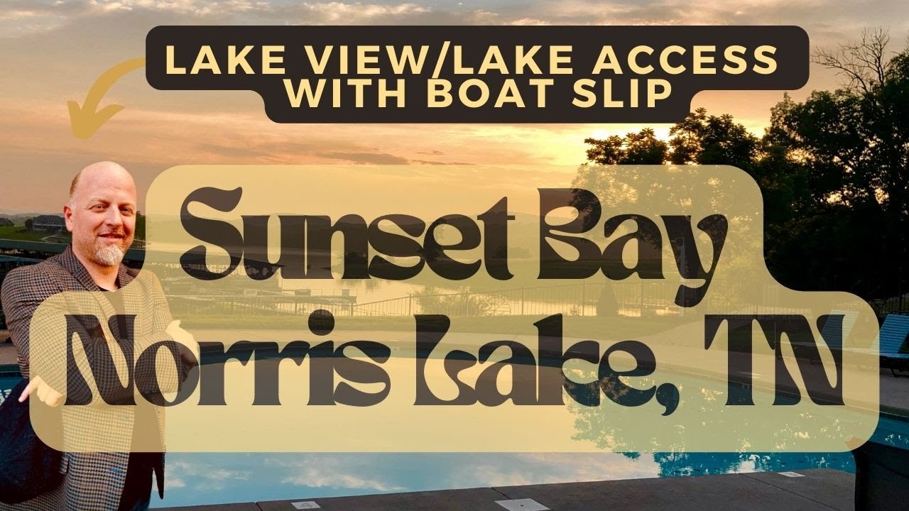 DRONE TOUR Sunset Bay, Norris Lake Lake View lot FOR SALE YouTube