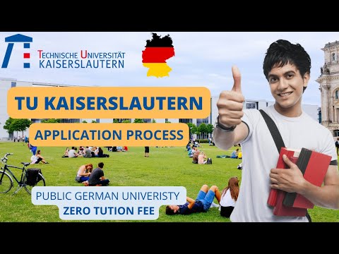 TU KAISERSLAUTERN APPLICATION PROCESS | CVT, ESY, A&C | Public University Germany | Vikas Berad