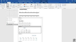 How To Insert A Calendar In Word