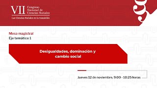 Memorias del VII Congreso Nacional de Ciencias Sociales ...