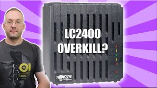 Tripp Lite LC2400 Power/Line Conditioner Unboxing & Review screenshot 2
