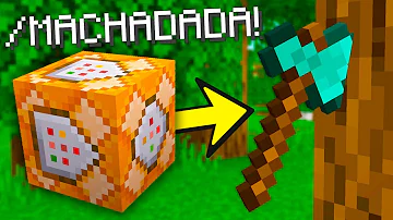 Faz bloco de comando no Minecraft?