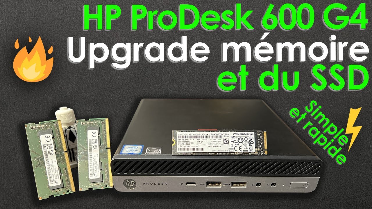 HP ProDesk 600 G4 Upgrade de la RAM et du SSD ⚡Simple et rapide !🔥