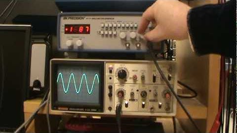 Oscilloscope and Function Generator