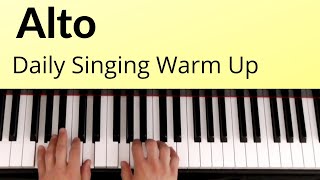 Daily Singing Warm Up - Alto Full Range